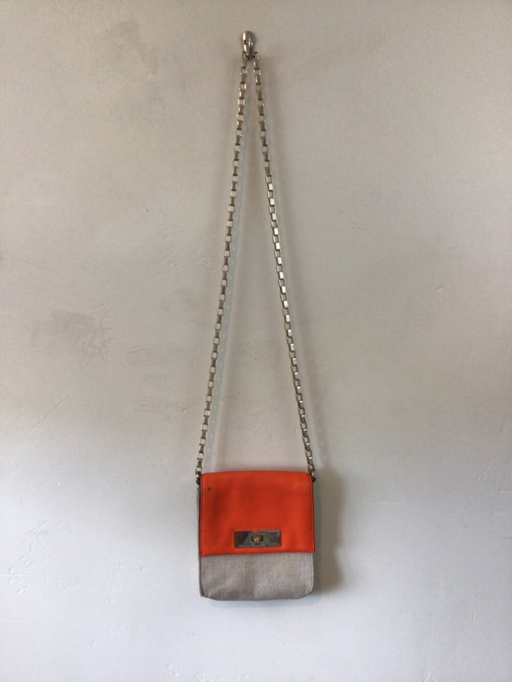 Kate Spade Lincoln Canvas Bag with Long Chain Strap